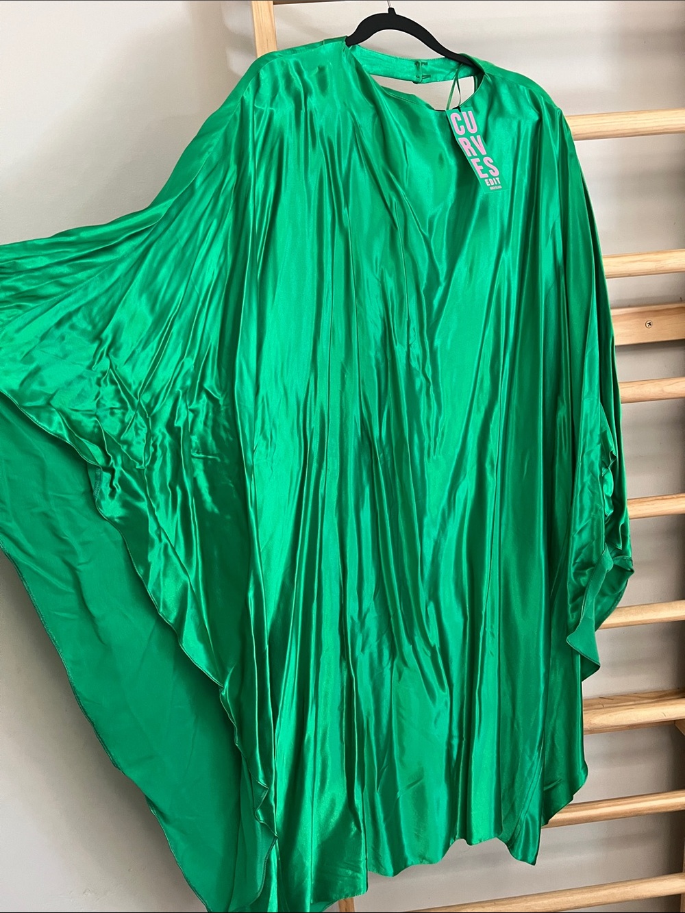 RiverIsland Satin Flow Kaftan Dress